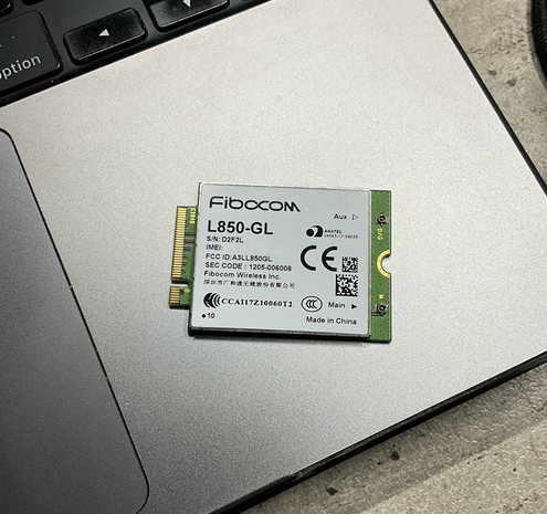 Tarjeta WWAN de FIBOCOM para una DELL Latitude 5420