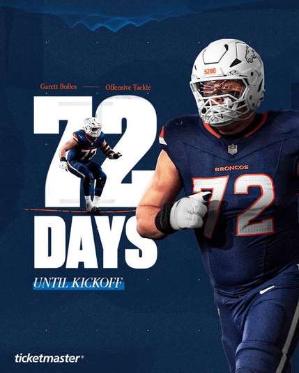 72 DAYS TIL KICKOFF 🗣️