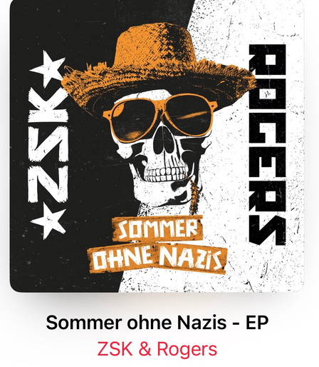 Cover der ZSK & Rogers Single „Sommer ohne Nazis“