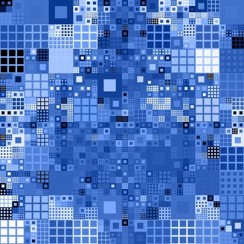 Patchwork with Cornflower for Colour Collective