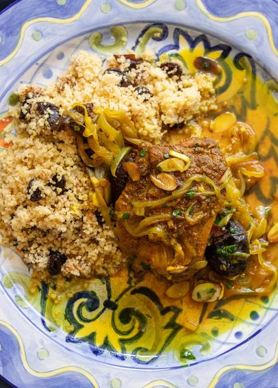 moroccan style chicken with prunes