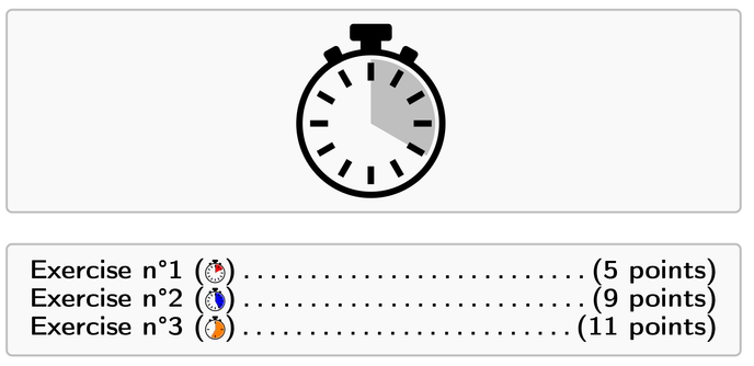 Examples of package output