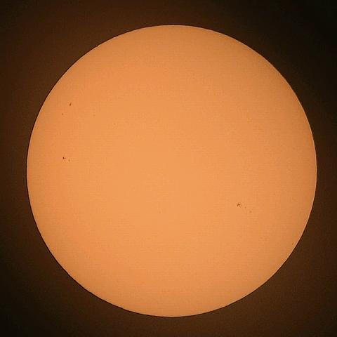 Only a few sunspots today. Our sun is taking a break from the recent Sunspots.