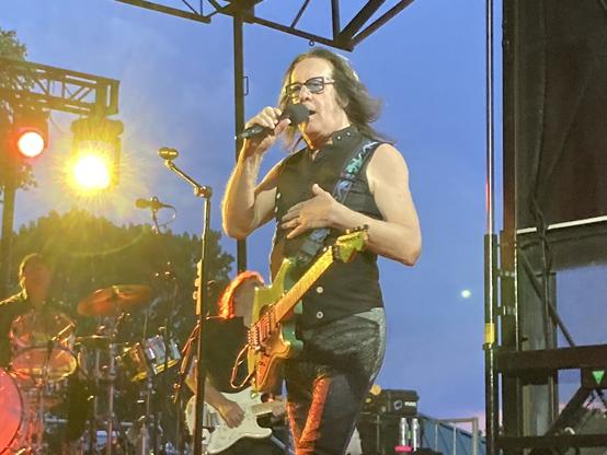 Photo of Todd Rundgren performing at Cooper River Park in Pennsauken, New Jersey, on June 26, 2025.