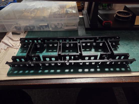 Frame for a model Titanic engine.