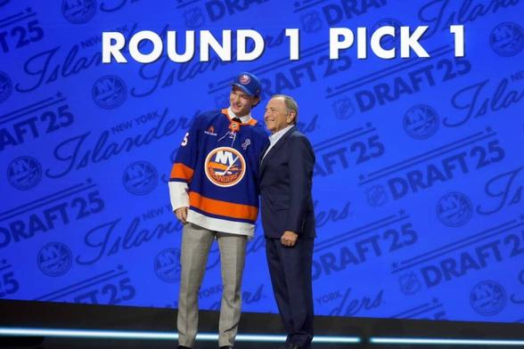 No. 1 pick in 2025 NHL Draft fuels local rivalry: ‘We’re going to beat the Rangers every time we play them’