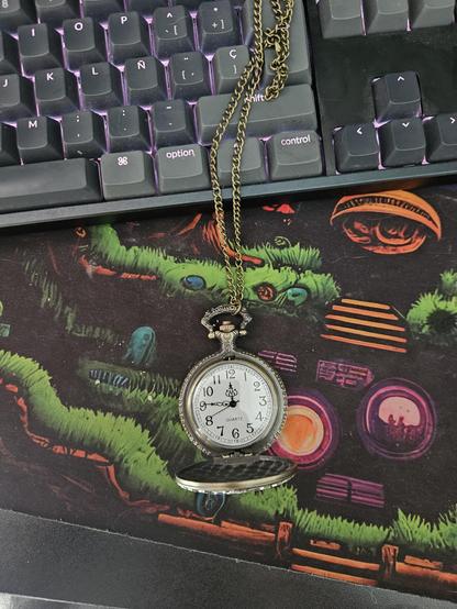 Open pocket watch