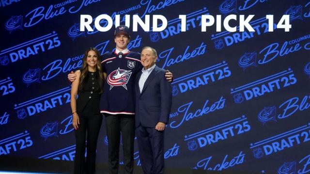 Columbus Blue Jackets select defenseman Jackson Smith 14th overall