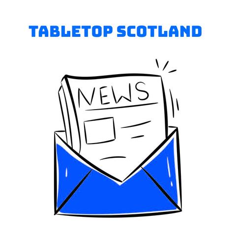 Tabletop Scotland Newsletter logo - an open envelope with the word News on the letter.