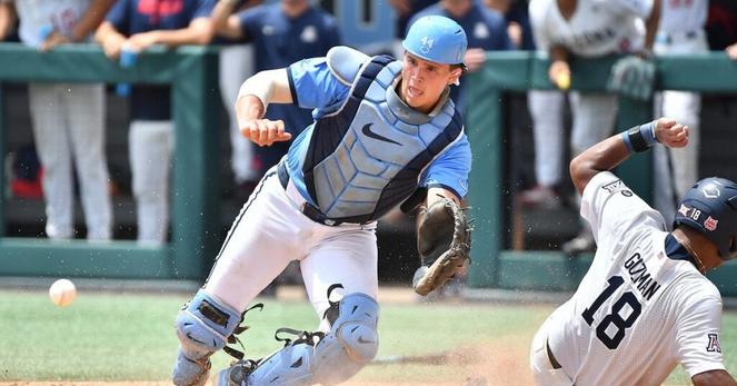 MLB Draft 2025: Dodgers mocked to North Carolina C Luke Stevenson 40th