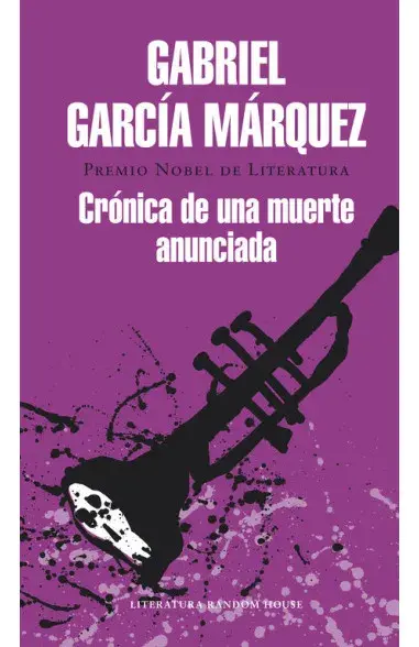 Portada. Fondo morado con una silueta de trompeta en negro.