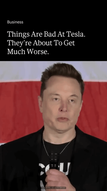 Things are bad at Tesla. They're about to get much worse.