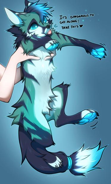 Art of a canid by angiewolf. Sourced from e926.net