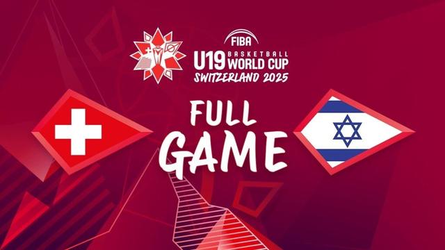 Group Phase | Switzerland v Israel | Full Basketball Game | FIBA U19 Basketball World Cup 2025