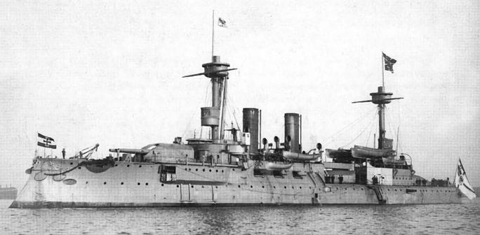 German Pre-Dreadnought Battleship SMS Brandenburg