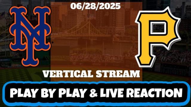 ピッツバーグパイレーツvsニューヨークメッツプレイバイプレイ|ライブ反応|垂直| #mets #pirates #mlb