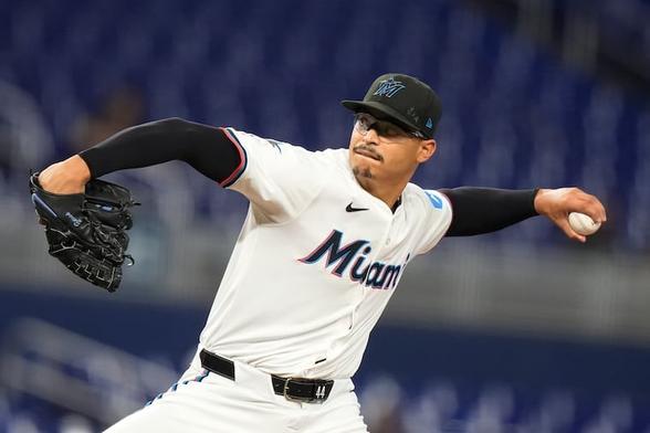 Jesus Luzardo made just 12 starts for the Marlins in 2024 due to a lumbar stress reaction.