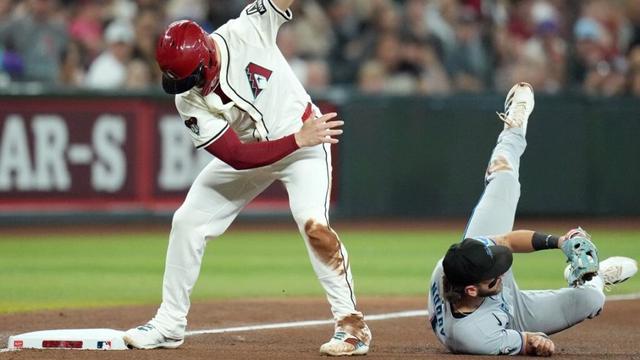 Marlins rally to beat Diamondbacks 8-7 in 10 innings