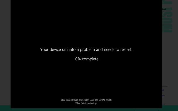 The new Black Screen of Death error in Windows 11