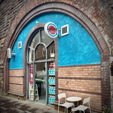 Spitfire Roasters, in a railway arch