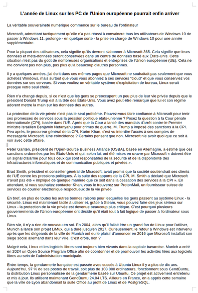 Traduction de l'article de TheRegister - 1