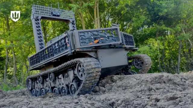 The Murakha ground-based robotics complex, June 2025. (Ukrainian Defense Ministry)