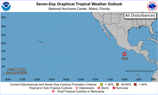 Tropical Depression Six-E