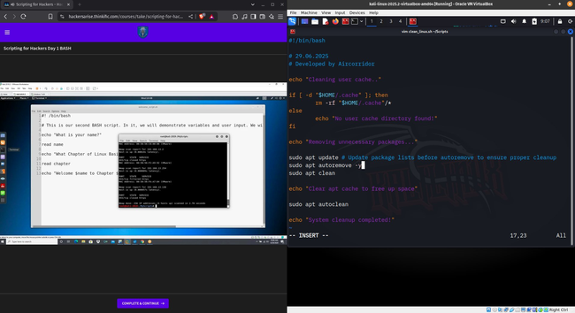 Scripting class