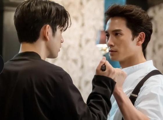 Still from kdrama the devils judge with Park Jin-Young as Ga-on  looking deep into the eye of  Kang Yo-Han. He also is the ML lead Ho-Su in our unwritten Seoul.