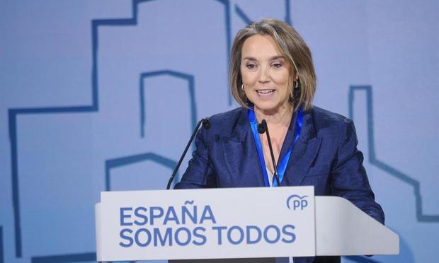 La secretaria general del PP, Cuca Gamarra ()