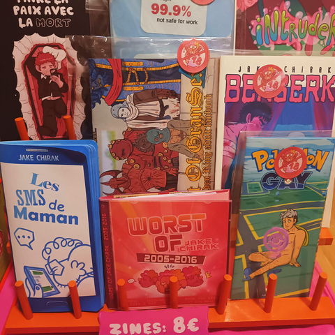 Japan Expo promo post showing my zines!