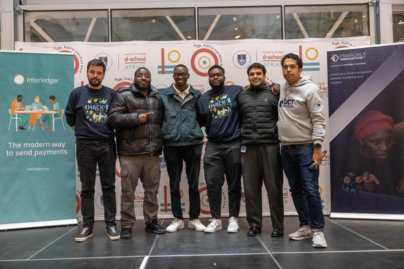 First place winners of the UCT Hackathon