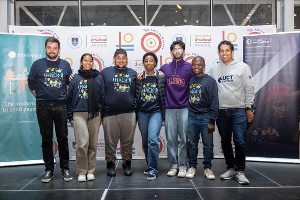 Second place winners of the UCT hackathon