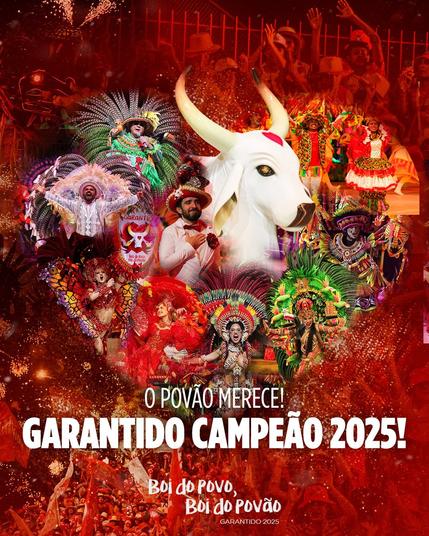 Boi-bumbá Garantido é o Campeão do 58º Festival de Parintins!