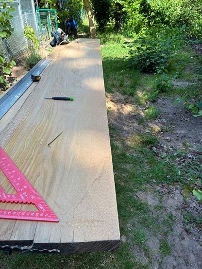 Plank of a oak wood