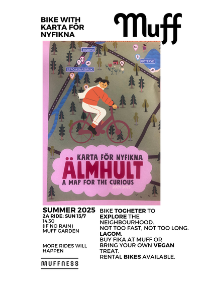 A map Karta for nyfikna. Bike with us to some of the dastinations.