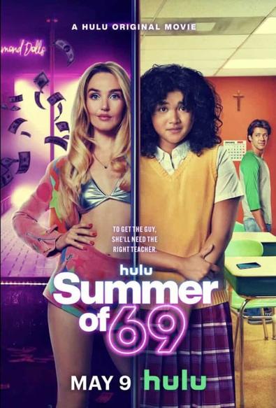 Sam Morelos, Chloe Fineman, and Matt Cornett on the poster for  Summer of 69
