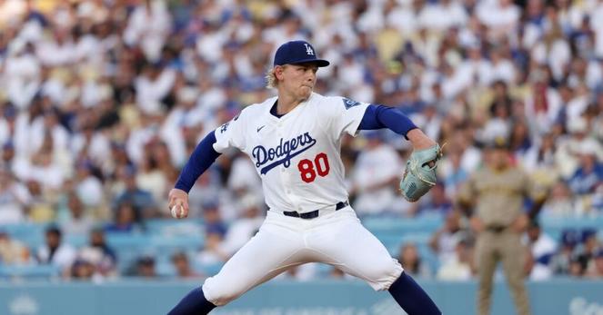Dodgers Emmet Sheehan, Chase Harlan named minor league players of week