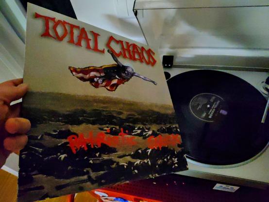 cover of the total Chaos -patriotic shock records.
