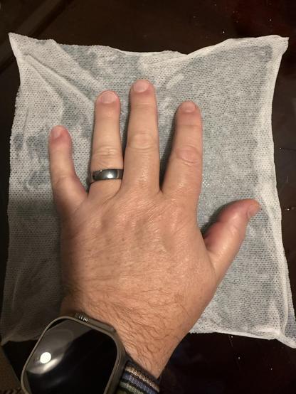 A big otters compressed towel, expanded. Which sounds far more dramatic than it was.
