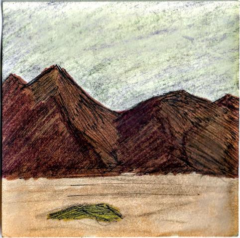 so long as you're having fun

mountains drawn in pen and colored pencil on a sticky note.