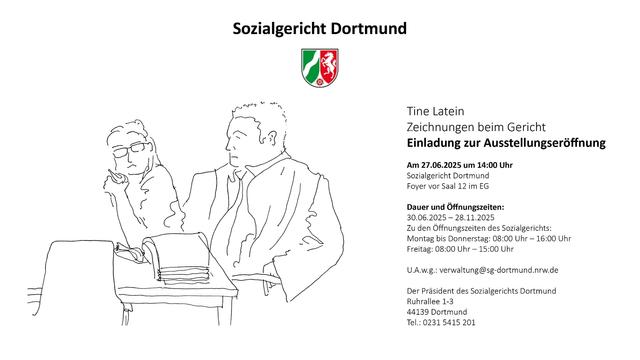 Flyer for the exhibition opening.
