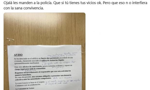 El cartel que ha subido yos.fg. (THREADS / yos.fg)