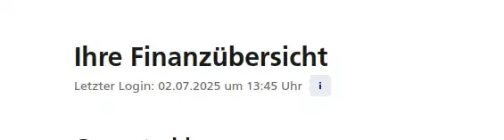 Postbank finanzübersicht 13:45 Uhr