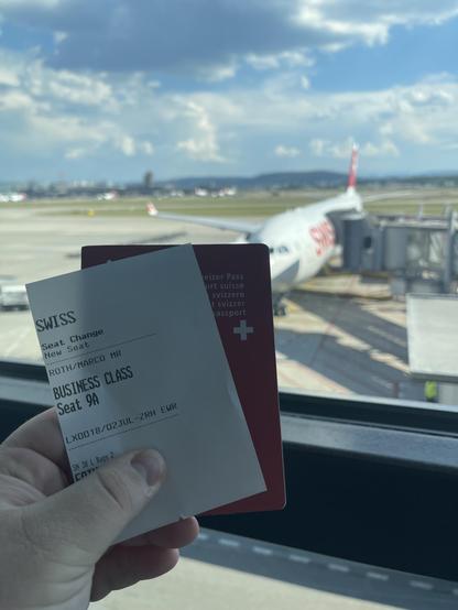 Swiss 
Seat Change
New Seat

Business Class
Seat 9A