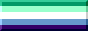 gay men pride flag (5 horizontal stripes: dark green, light green, white, light blue, dark blue)