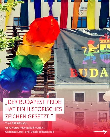 „Der Budapest Pride hat ein historisches Zeichen gesetzt.”