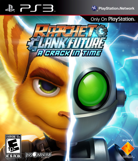 Ratchet & Clank Future: A Crack in Time Box Art (2009)