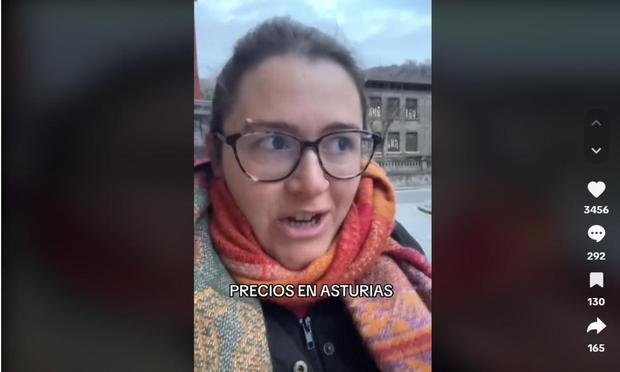 Un momento de la publicación de @lamaletadecarla. (TIKTOK / @lamaletadecarla)