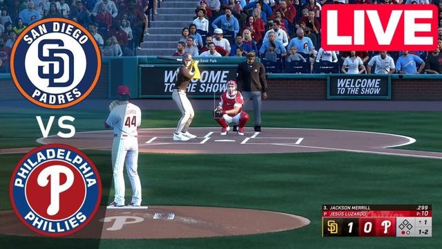 MLBLive🔴フィラデルフィアフィリーズvsサンディエゴパドレス -  2025年7月2日|フルゲームMLB 2025 en vivo